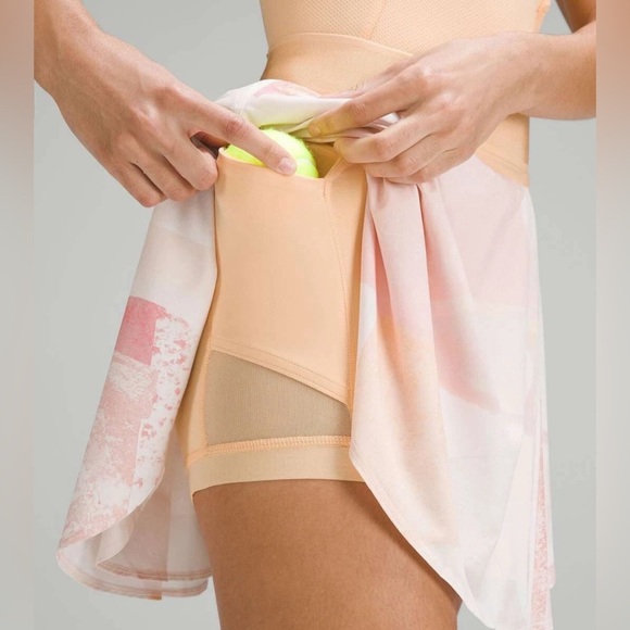 Lululemon Court Rival Tennis High-Rise Skirt Long Multi Women’s Sz 8 NWT - Picture 4 of 10